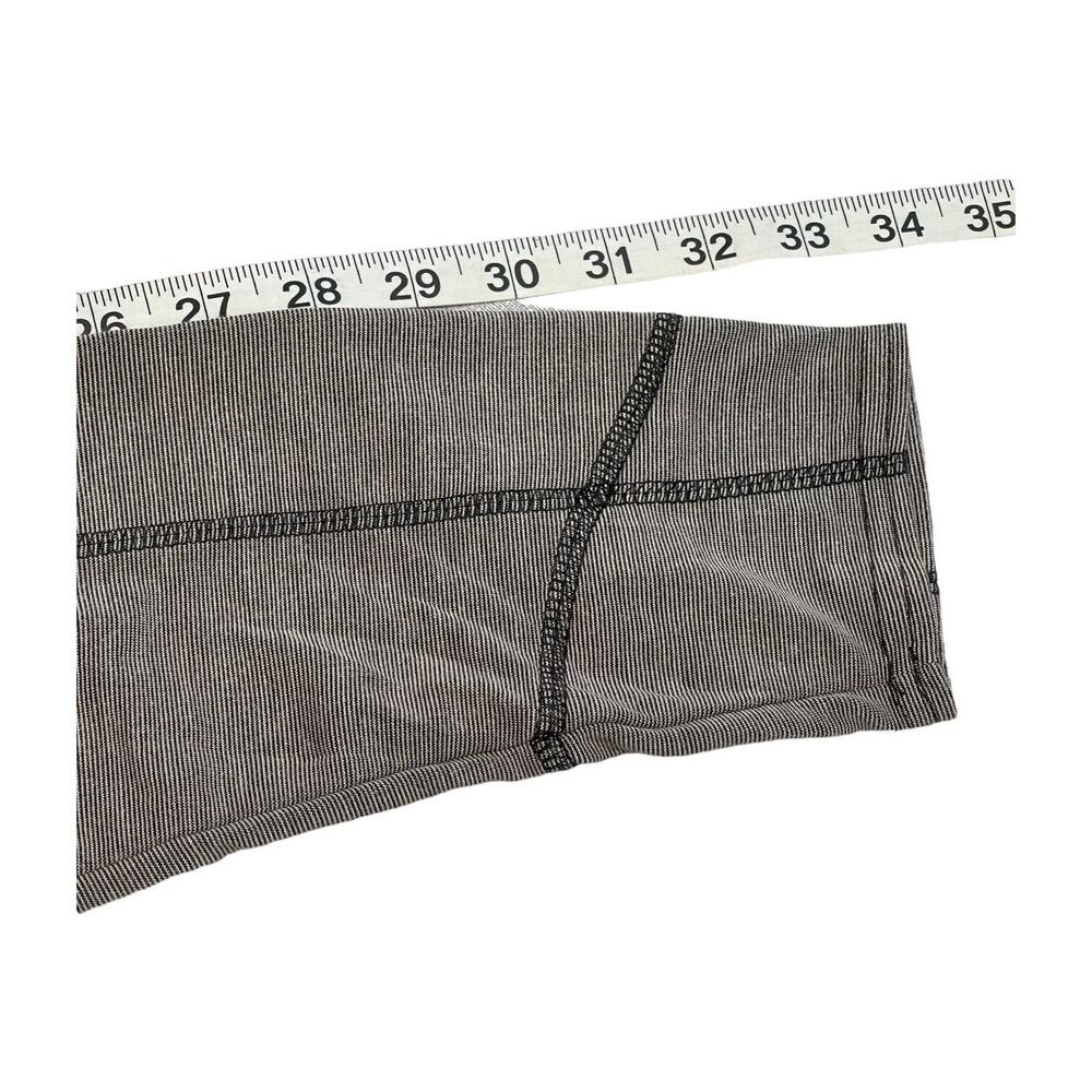 Storm Creek Activewear Top Men's Medium Gray Striped Raglan Sleeve Quarter Zip - Picture 6 of 9